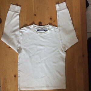 Men's Calvin White 100 % Cotton Sweater- Size M